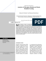 Analysis of Fiberglass Reinforced Plasti