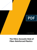 The Vibro-Acoustic Role of Fiber-Reinforced Plastics: Case Study