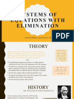 Systems of Equations With Elimination