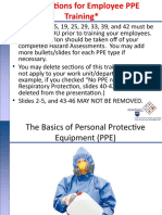 Basics of Ppe Training