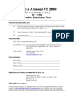 2011 Donation Submission Form