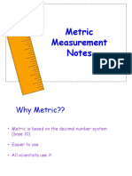 Metric Measurement Notes