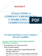 Evaluating A Company'S Resources, Capabilities, and Competitiveness