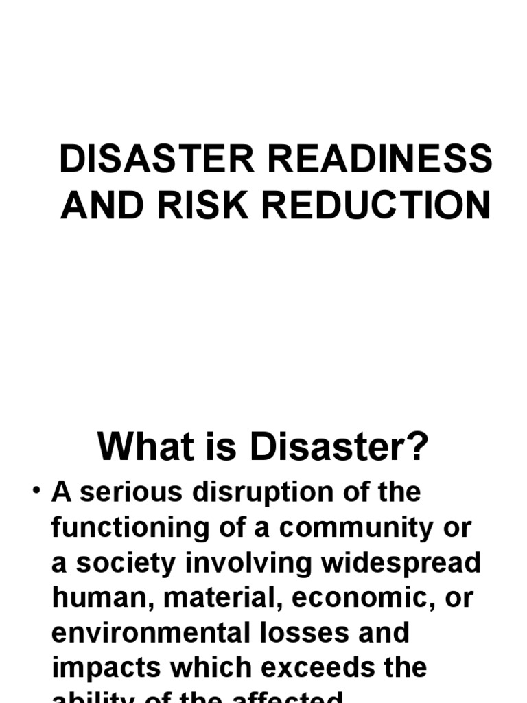 Disaster Readiness and Risk Reduction Guide | PDF | Natural Disasters ...