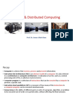 Parallel & Distributed Computing: Prof. Dr. Aman Ullah Khan