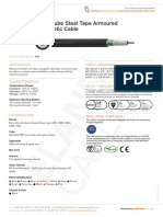 Loose Tube Steel Tape Armoured Fibre Optic Cable