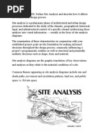 Site Analysis