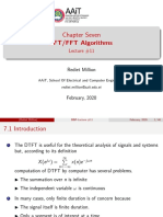 Chapter Seven DFT/FFT Algorithms: Lecture #11