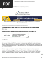 IMP - Fundamentals of Deep Learning - Introduction To Recurrent Neural Networks