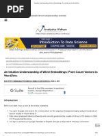 Intuitive Understanding of Word Embeddings - Count Vectors To Word2Vec