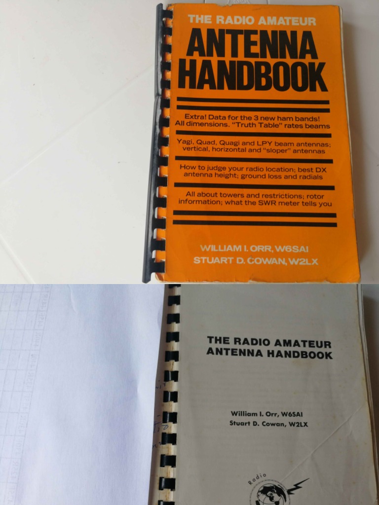 Orr and Cowan Antenna Handbook (The Radio Amateur) 1984 PDF