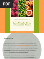 E-Book Como Calcular Dietas