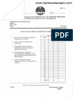 Kertas 1 Pep Percubaan SPM Kedah 2015 - Soalan