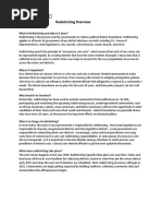 Redistricting Overview