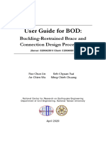 User Guide For BOD:: Buckling-Restrained Brace and Connection Design Procedures