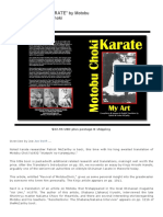 My Art of Karate by Motobu Choki
