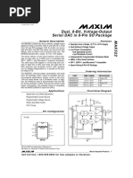 Dual, 8-Bit, Voltage-Output Serial DAC in 8-Pin SO Package