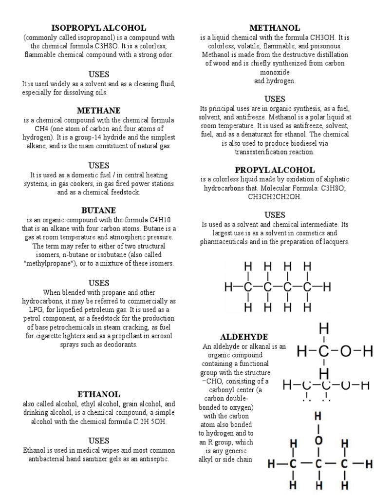 Isopropyl Alcohol, Structure, Formula & Uses - Lesson
