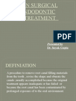 Non Surgical Endodontic Retreatment: Presented by