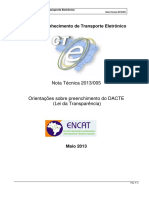 CTe Nota Tecnica 2013 005