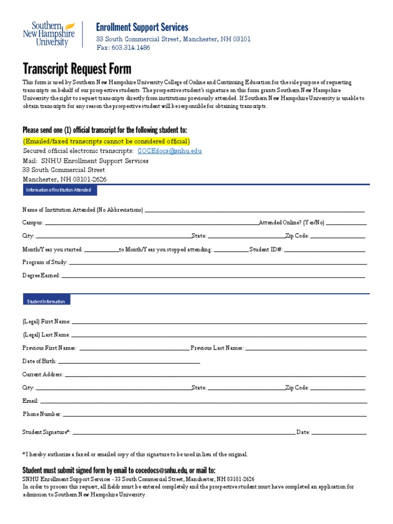 Transcript Request Release Form | PDF | Business | Further Education