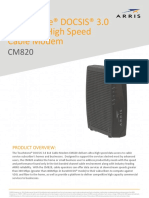 Touchstone® DOCSIS® 3.0 8x4 Ultra-High Speed Cable Modem: Product Overview