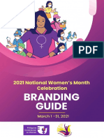 2021 National Women's Month Celebration Branding Guide