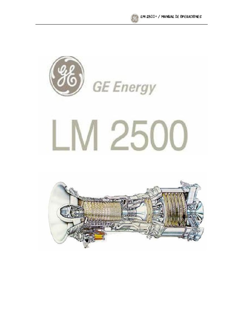 Manual de Operaciones LM-2500+ | PDF | Generador eléctrico | Arranque