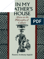 In My Fathers House Africa in the Philosophy of Culture by Kwame Anthony Appiah