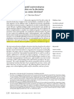 Movilidad Universitaria Factores Que Inciden en Elegir Arg Como Destino