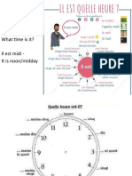 Il Est Quelle Heure/ Quelle Heure Est-Il? What Time Is It? Il Est Midi - It Is Noon/midday