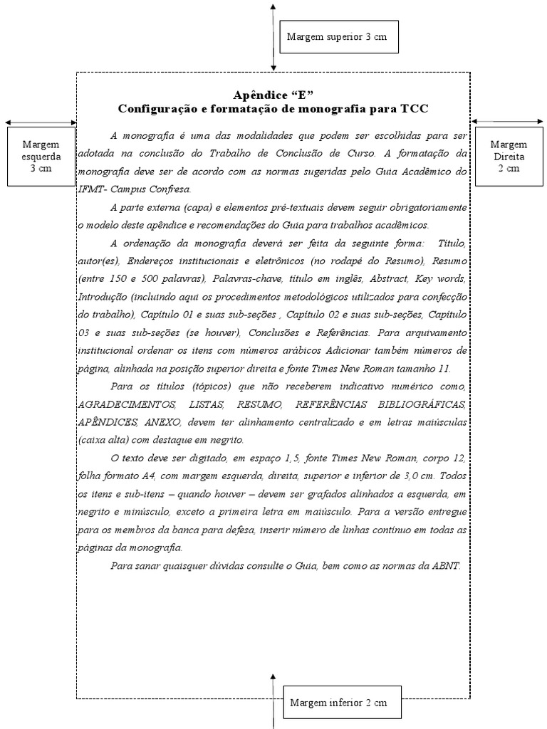 Apendice e - Modelo para Monografia para TCC - 2020 | PDF | Raiz | Caixa  alta e caixa baixa, image size:768x1024