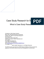 What Is Case Study Research