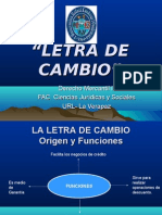 Presentación LETRA DE CAMBIO