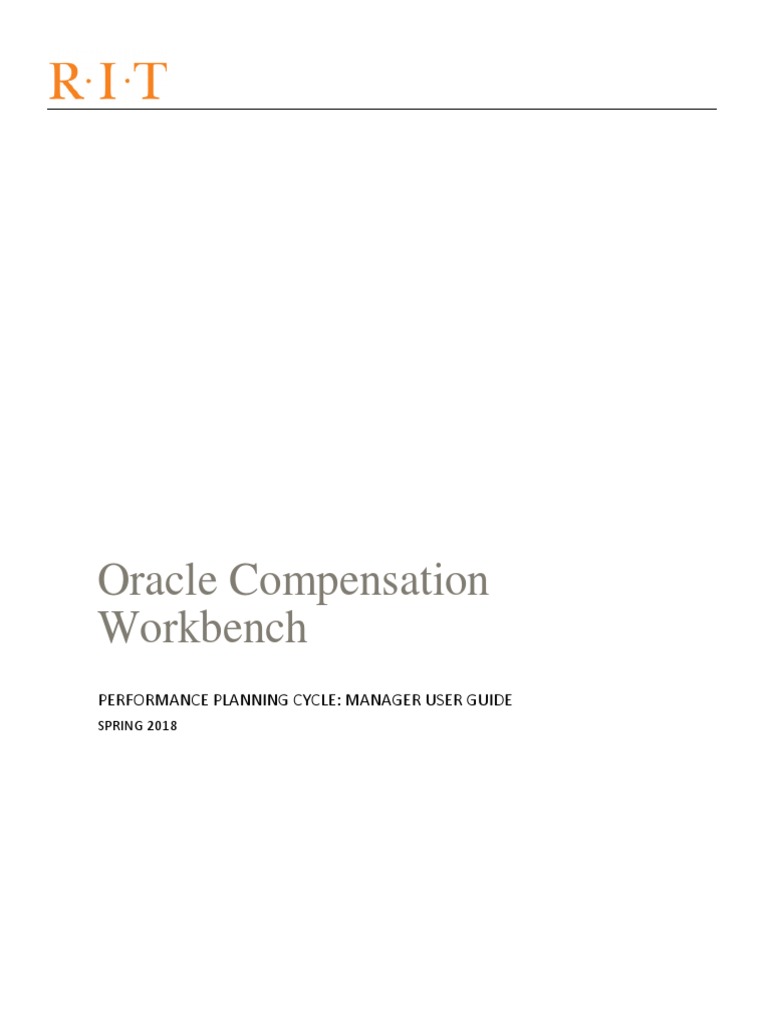 CWB Performance User Guide For Managers | PDF | World Wide Web ...