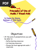 Principles of Use of Audio / Visual Aids