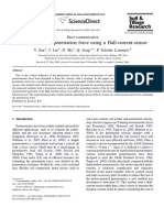 Measurement of Penetration Force Using A Hall-Current-Sensor