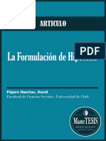 ARTICULO La Formulación de Hipótesis 2002