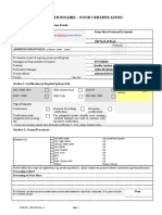 GP 4100 Food Questionnaire