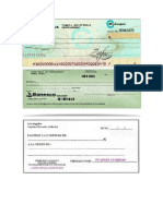 Formatos de cheques