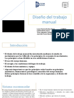 Diseño Del Trabajo Manual