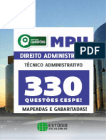 Direito Administrativo Mpu Mapa Questoes Cespe