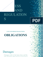 Business Laws and Regulation S