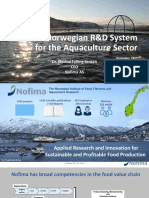 The Norwegian R&D System For The Aquaculture Sector Nov17 Asia Final Oyvind Session 1