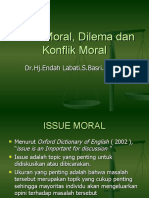 Issue Moral, Dilema Dan Konflik Moral