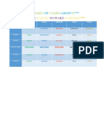 Horario de Clases Final