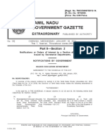 Tamil Nadu Government Gazette: Extraordinary