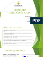 Seminario Toxicocinética IV Distribución