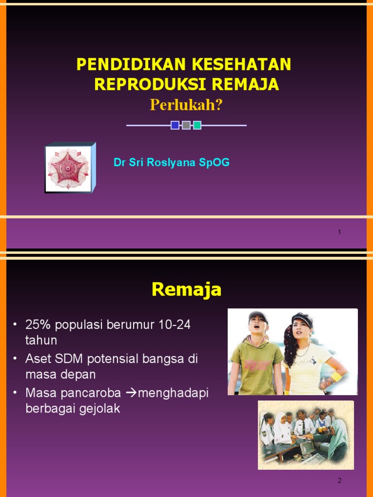 Pendidikan Kesehatan Reproduksi Remaja Pdf