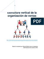 Unidad 2. Recurso 2. Texto. Estructura Vertical de La Organización de Ventas